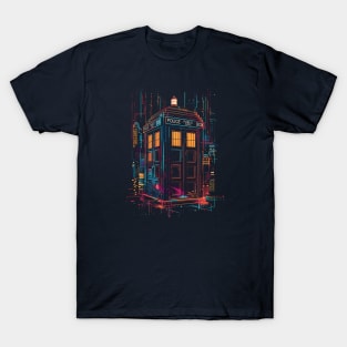 Cyberpunk TARDIS T-Shirt